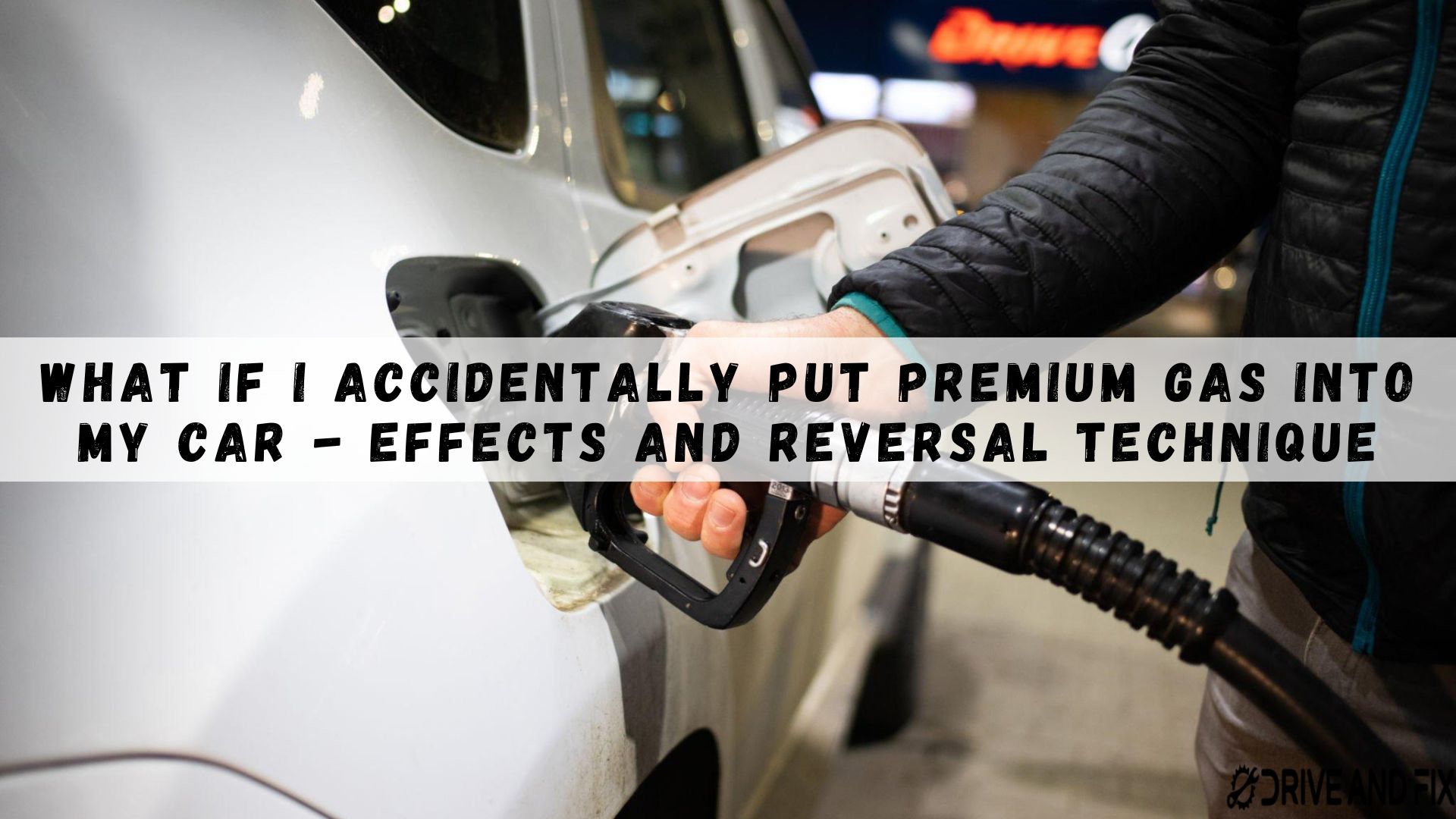 What If I Accidentally Put Premium Gas Into My Car