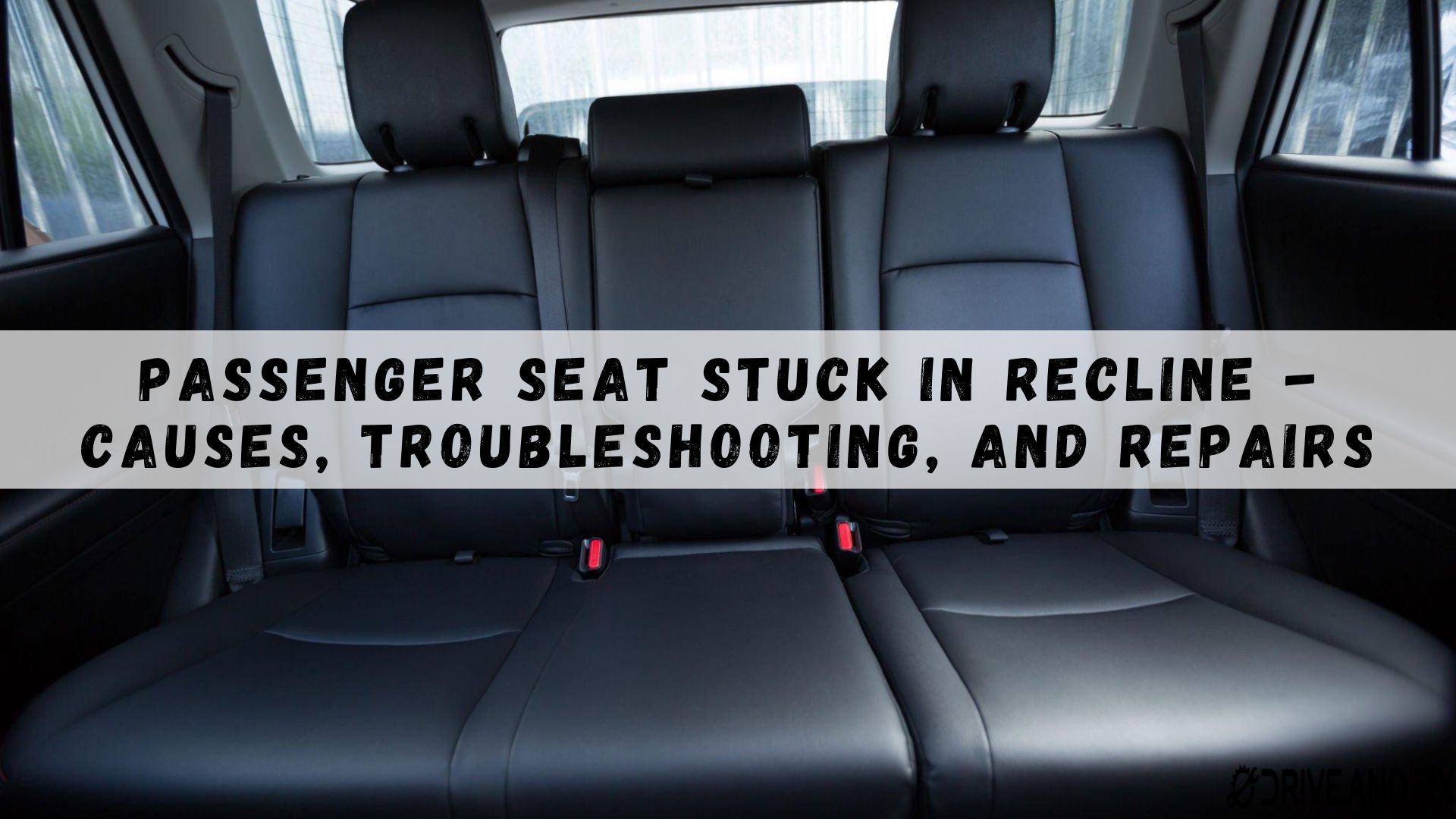 Passenger Seat Stuck In Recline - Causes, Troubleshooting, And Repairs