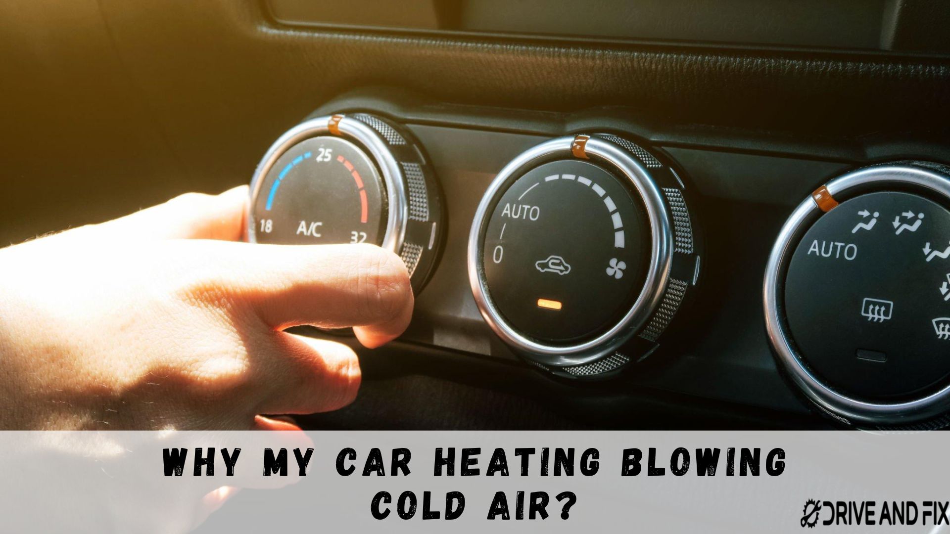 car heating blowing cold air