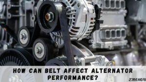 Can belt affect alternator